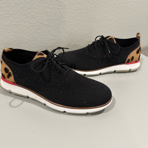 LEOPARD Women's 4.ZERØGRAND Stitchlite™ Oxfords - SIZE 10 - NEVER BEEN WORN - Picture 5 of 10